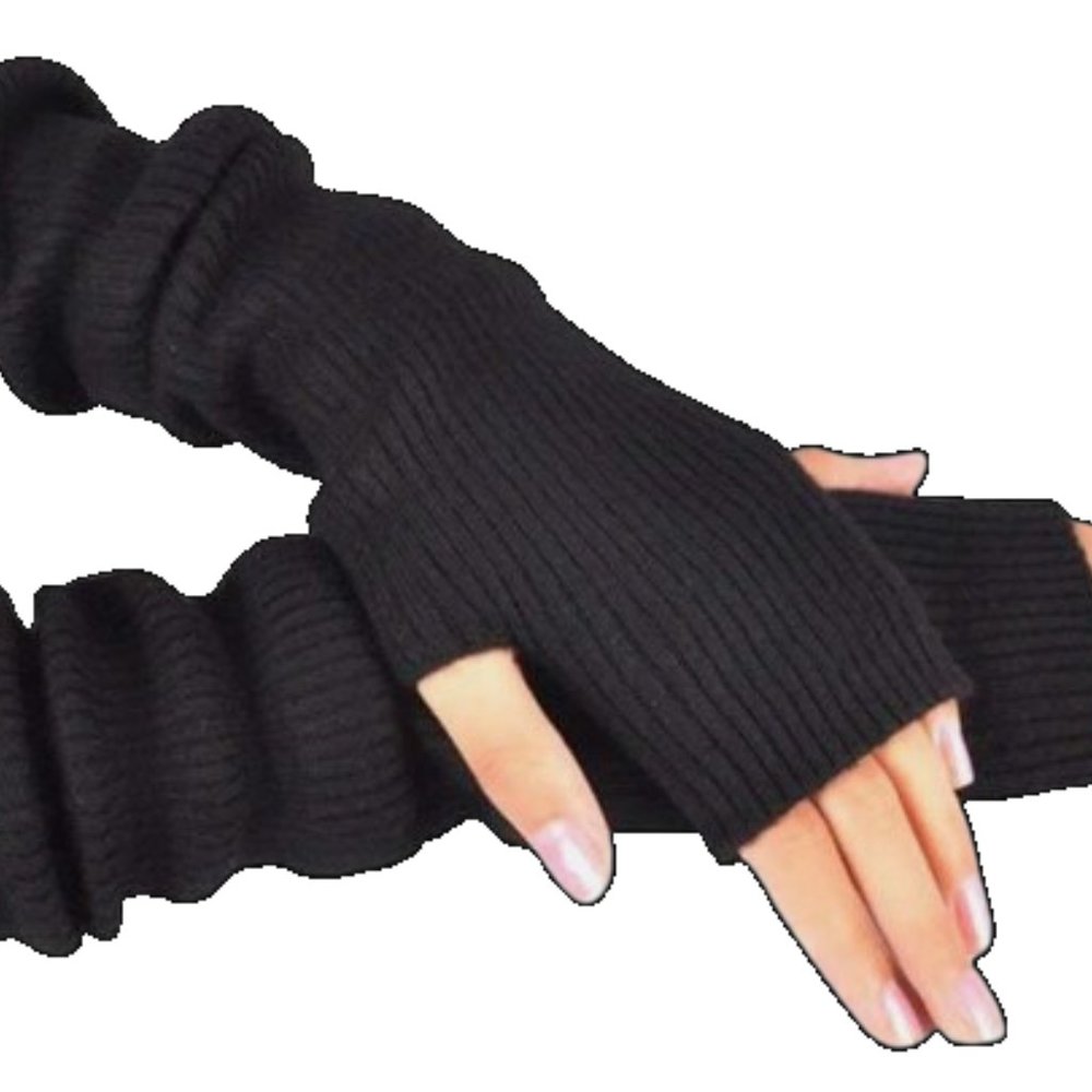 Long Warm Sweater Arm Warmers
